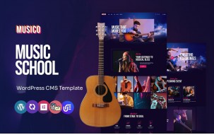 Musico - Music club And Academy Multipurpose WordPress Elementor Theme