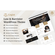 Legist - Law & Barrister Personal Portfolio WordPress Theme