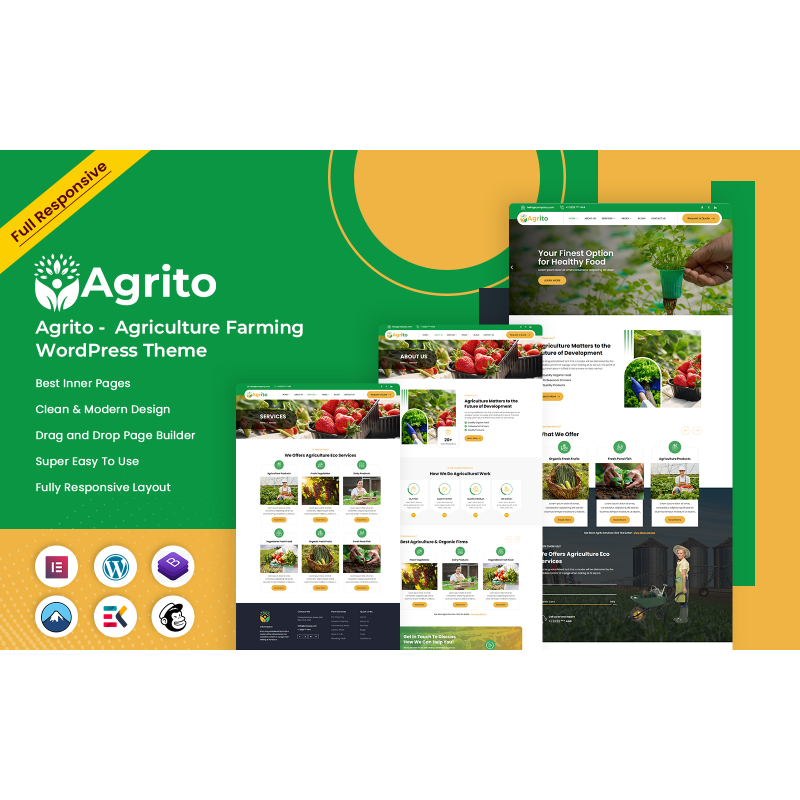 Agrito - Agriculture Farming WordPress Theme