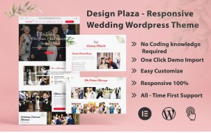 Design Plaza - Responsive Wedding WordPress Theme