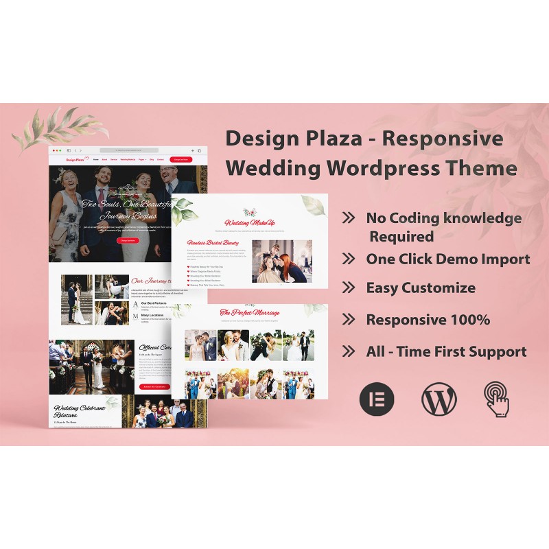Design Plaza - Responsive Wedding WordPress Theme