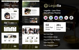 Legalia - Law Firm WordPress Theme