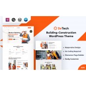Detech - Construction WordPress Theme