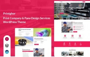 Printghor - Print Company & Pana Design Services WordPress Theme