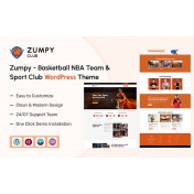 Zumpy - Basketball NBA Team & Sport Club WordPress Theme