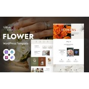 Flower Shoop - Elegant Flower Shop, Wedding Flowers & Decoration WordPress Elementor Theme