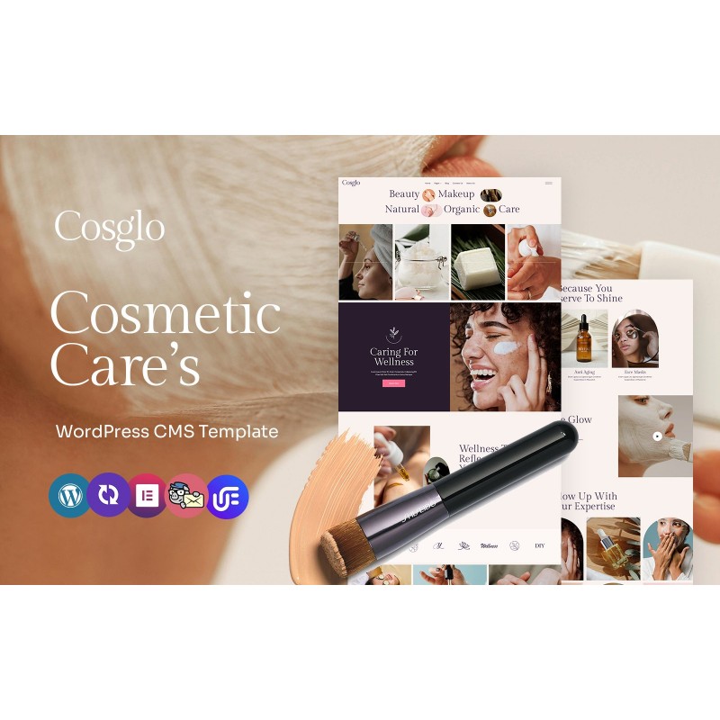Cosglo - Cosmetics And Beauty Care Multipurpose WordPress Elementor Theme
