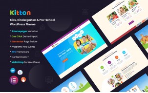 Kitton - Kids, Kindergarten & Pre-School WordPress Theme