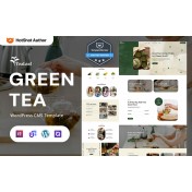 TeaLeaf - Organic Green Tea Store And Herbal Infusions WordPress Elementor Theme