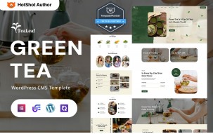 TeaLeaf - Organic Green Tea Store And Herbal Infusions WordPress Elementor Theme