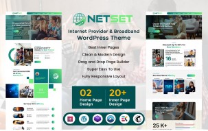 Netset - Internet Provider & Broadband WordPress Theme