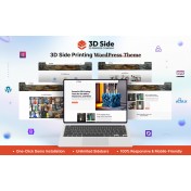 3D Side Printing Elementor WordPress Theme