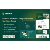 Santha &ndash; Business IT Solutions & Empower Service WordPress Theme