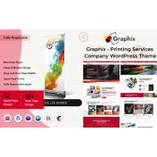 Graphix - Printing Services Company WordPress Theme