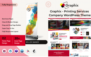 Graphix - Printing Services Company WordPress Theme