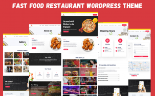 Fast Food Restaurant Elementor WordPress Theme