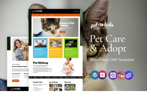 Pettribe - Pet Care And Adopt Center WordPress Elementor Theme