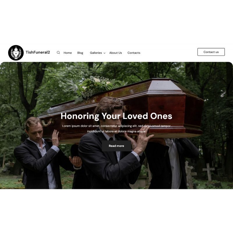 TishFuneral2 - Funeral Services WordPress Theme