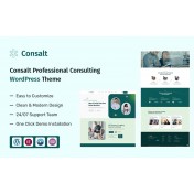 Consalt &ndash; Professional Business Consulting WordPress Theme