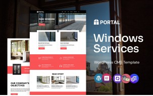Portal - Windows Services WordPress Elementor Theme