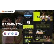 Shuttlecock - Badminton League And Badminton Club WordPress Elementor Theme