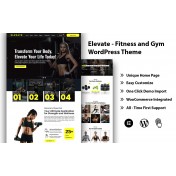 Elevate - Fitness and Gym WordPress Theme