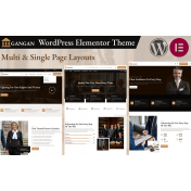 Gangan - Law Firm and Lawyer WordPress Elementor Theme