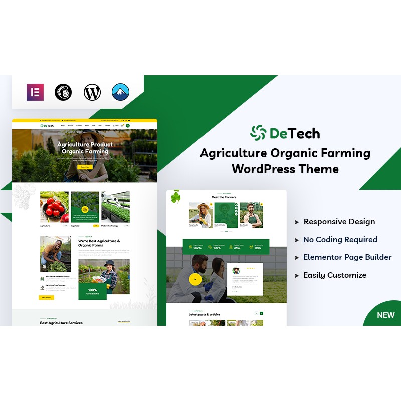 Detech - Gardening WordPress Theme