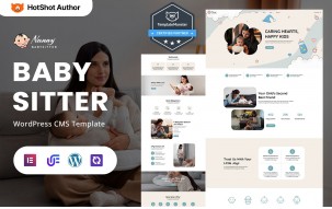 Nanny - Babysitter And Childcare Services WordPress Elementor Theme