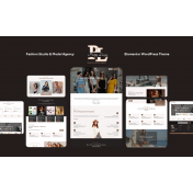 PrettyLovely - Model Agency & Fashion Studio WordPress Theme