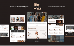 PrettyLovely - Model Agency & Fashion Studio WordPress Theme