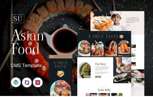 Su - Sushi And Asian Food Multipurpose Responsive WordPress Theme