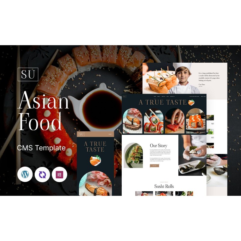 Su - Sushi And Asian Food Multipurpose Responsive WordPress Theme