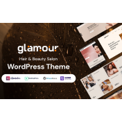 Glamour - Hair and Beauty Salon WordPress Theme