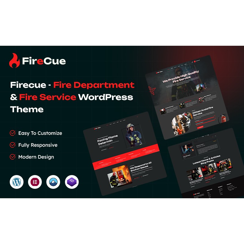 Firecue - Fire Department & Fire Service WordPress Theme