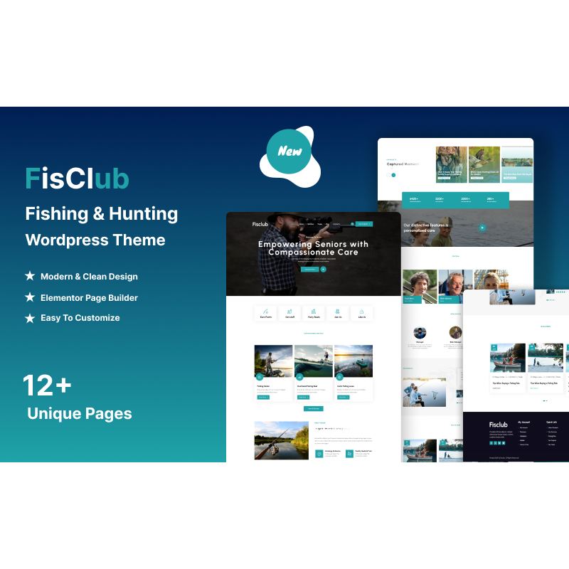Fisclub - Fishing & Hunting WordPress Theme