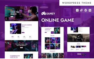 Gamey - Online Gaming Community WordPress Elementor Theme