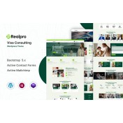 Realpro - Immigration and Visa Consulting WordPress Theme