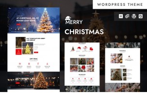 Merry - Christmas Gifts And Celebrations WordPress Elementor Theme