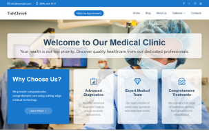 TishClinic6 &ndash; Medical Clinic WordPress Theme