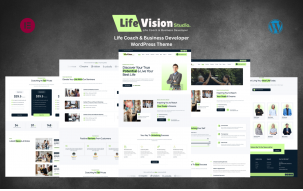 Life Vision Studio - Life Coach, Speaker & Businsee Developer WordPress Theme