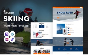 Snow Glide - Skiing Academy And Winter Sports WordPress Elementor Theme