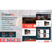 Steelify - Welding & Metal Work WordPress Theme