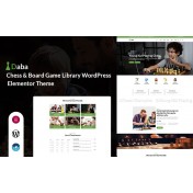 Daba - Chess & Board Game Library WordPress Elementor Theme