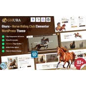 Ghura - Horse Riding Club Elementor WordPress Theme