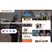 Consrex - Construction, Industrial And Contractor WordPress Responsive Theme