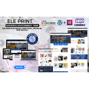 Ele-Print: Print Shops, Digital Printing and Custom Products WordPress WooCommerce Elementor Theme