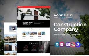 Hous build - Architecture And Construction Company Responsive WordPress Elementor Theme