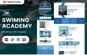 Swim School - Swimming School & Training WordPress Elementor Theme