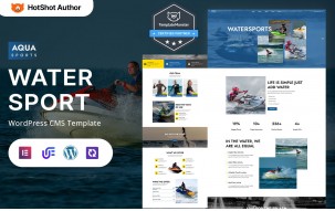 Aqua Sport - Water Sports And Adventure WordPress Elementor Theme